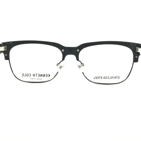 Kenneth Cole Eyeglasses Frames KC0257 005 MATTE Black Gray Horn 53-16-140 - Picture 10 of 12